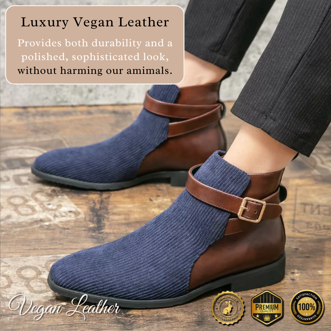 Wexford | Buckled Knit Boots