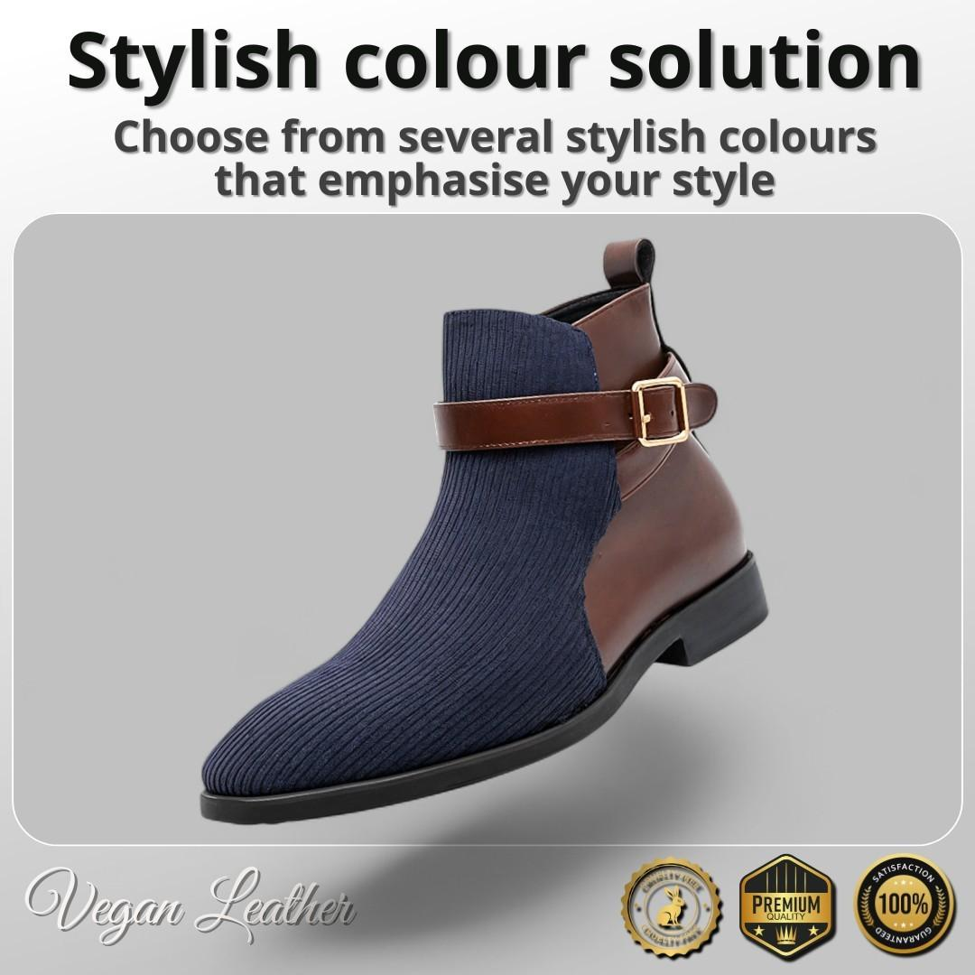 Wexford | Buckled Knit Boots