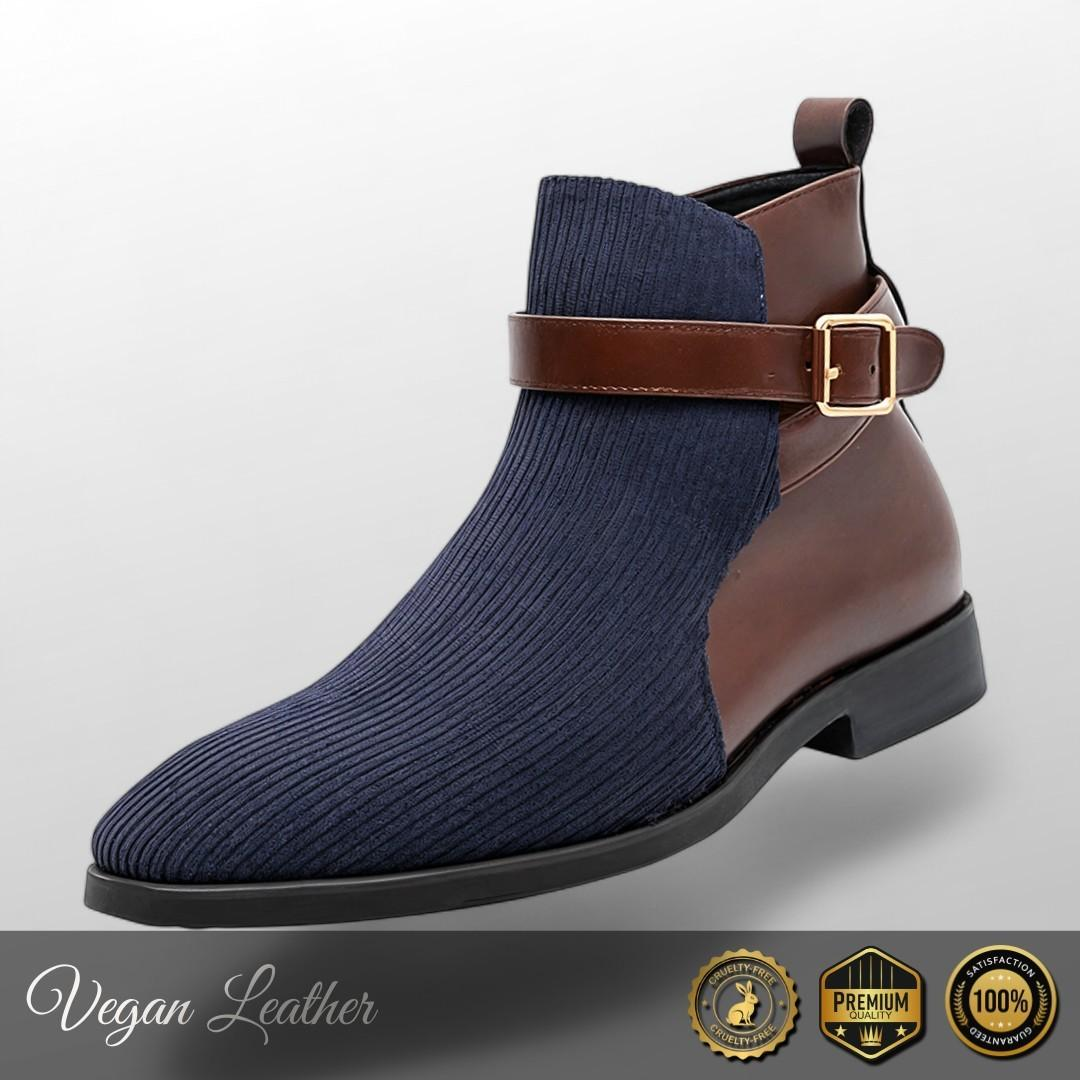 Wexford | Buckled Knit Boots