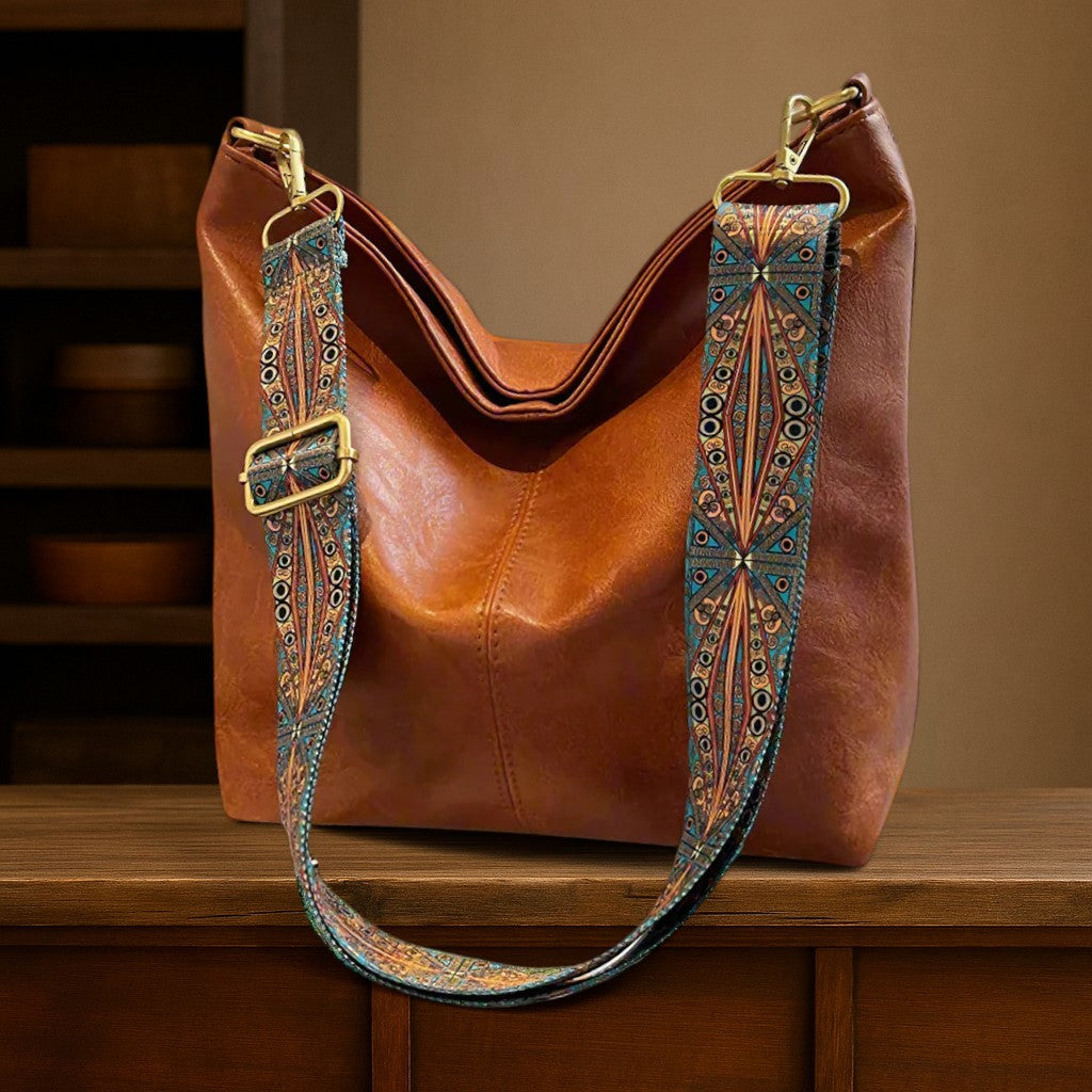 Aria Boho Strap Vegan Shoulder Bag