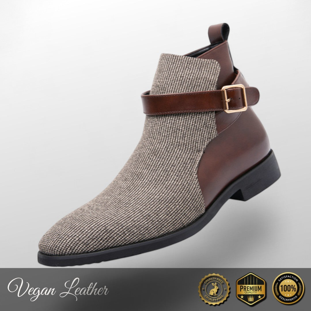 Wexford | Buckled Knit Boots