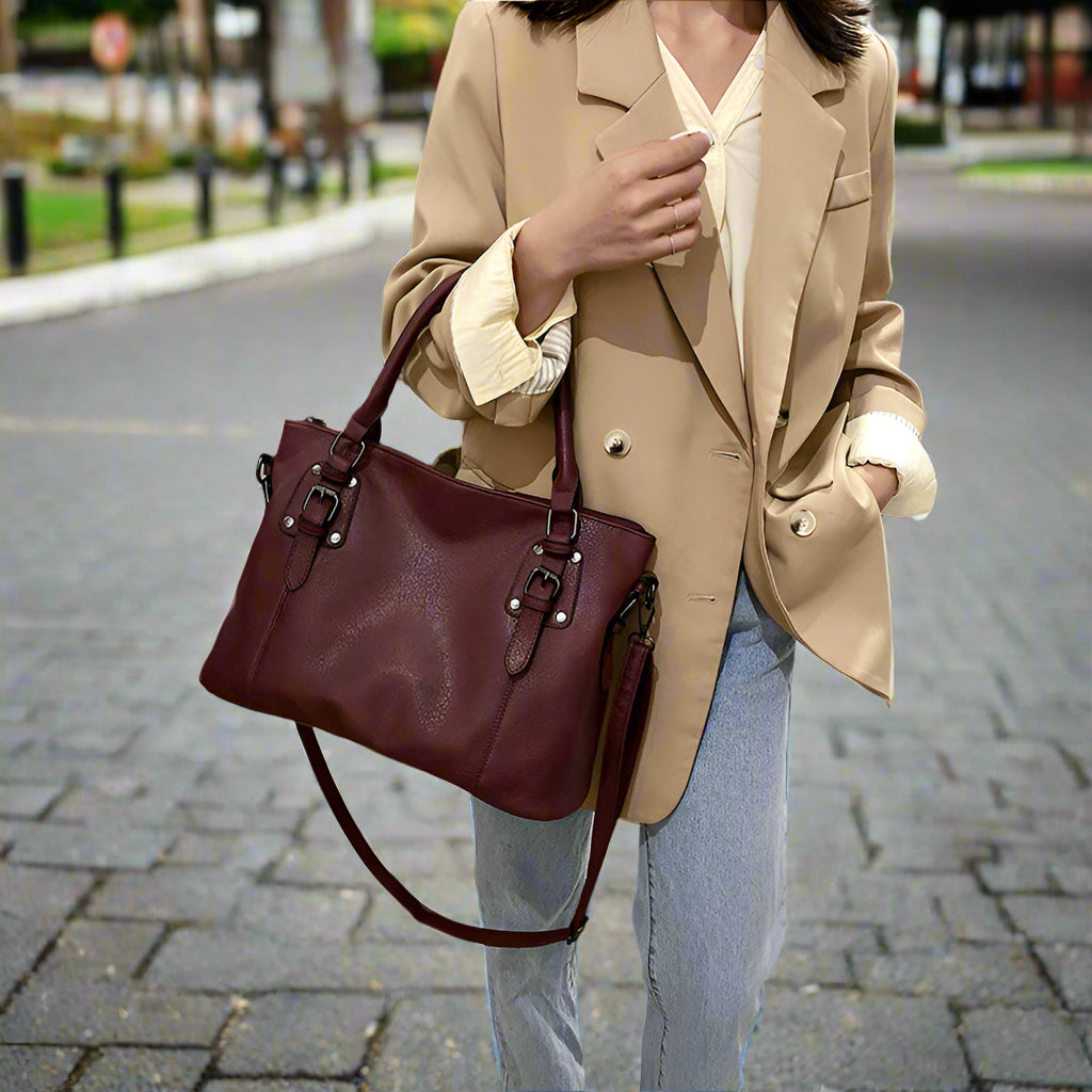 Elina Luxe Vegan Shoulder Bag
