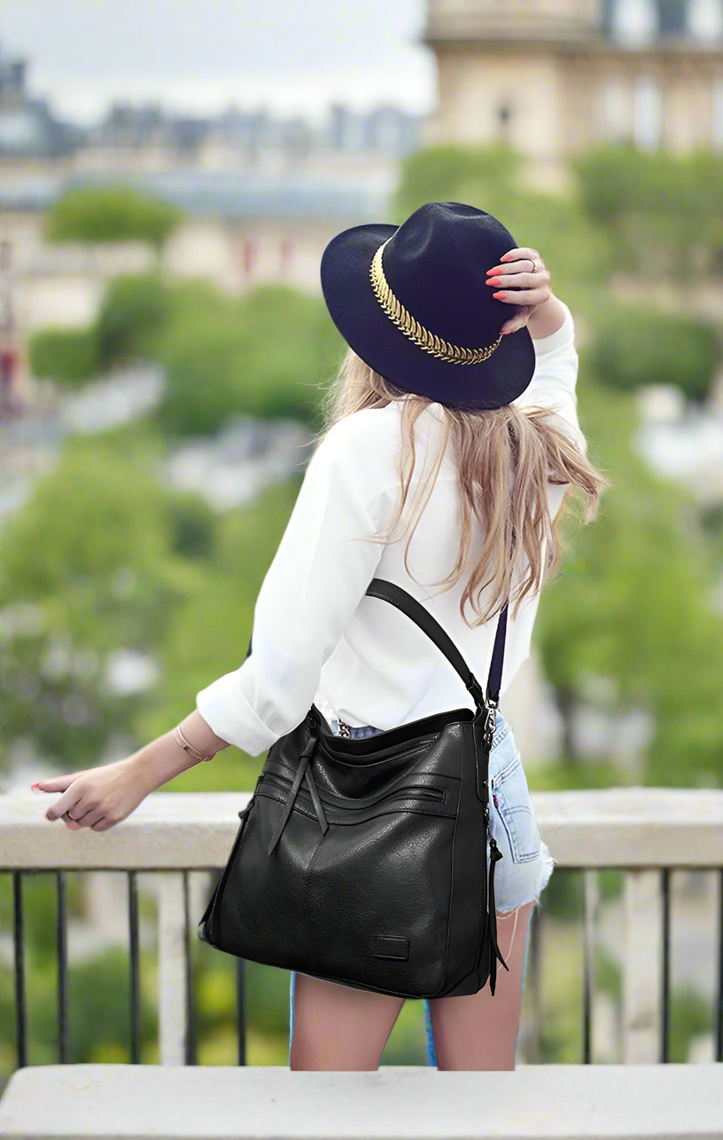 Leona Vintage Vegan Charm Bag
