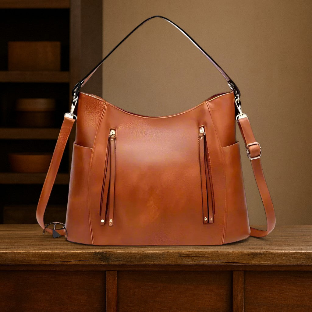 Freya Vintage Vegan Shoulder Bag