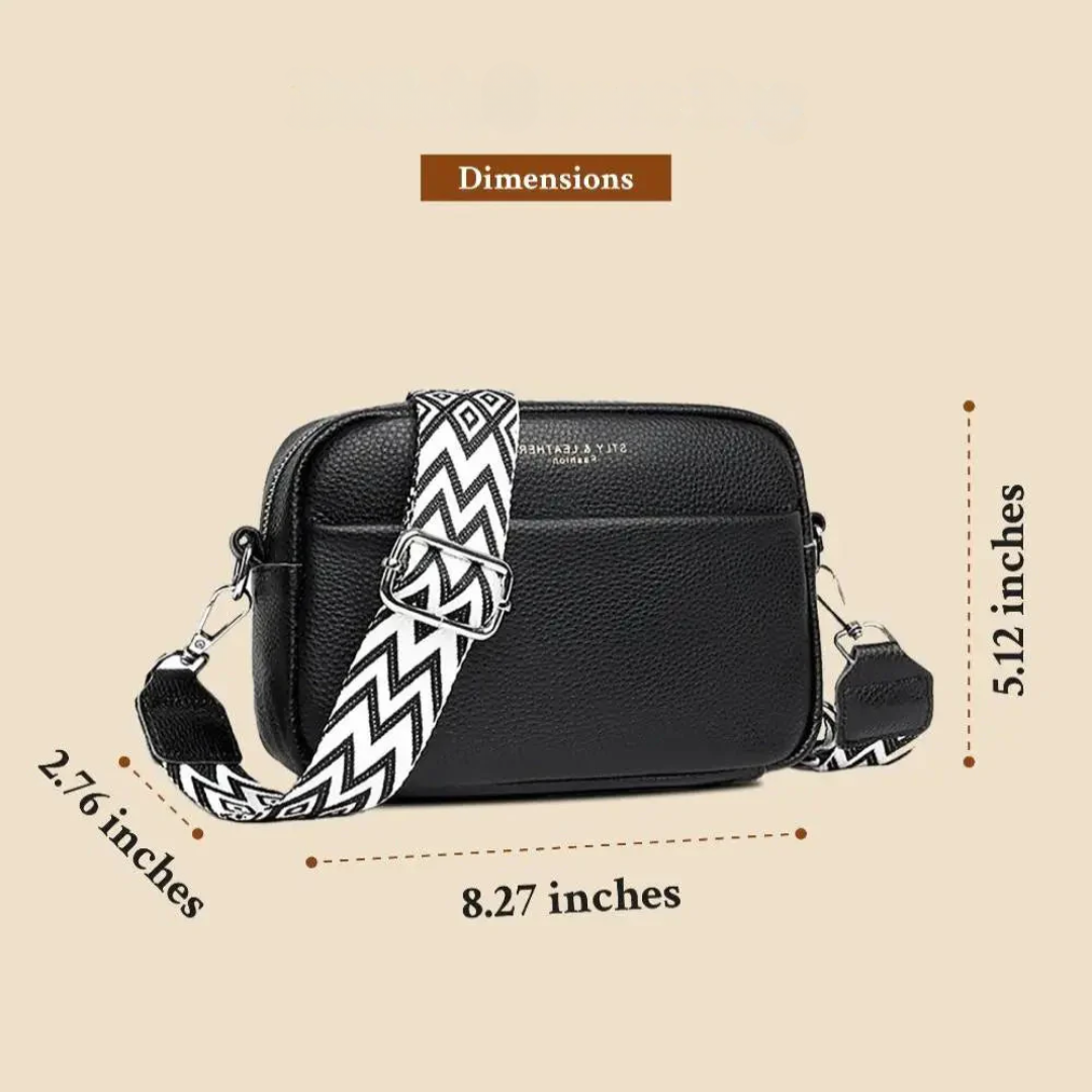 Sienna Bold Vegan Crossbody Bag