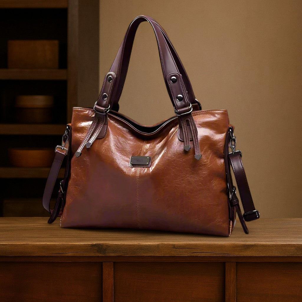 Lorena Classic Vegan Shoulder Bag