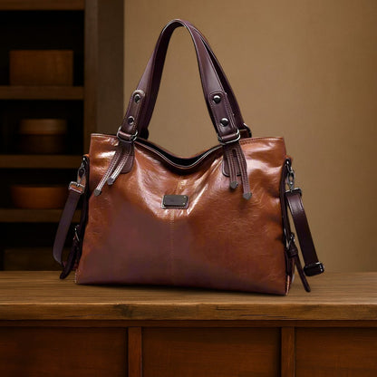 Lorena Classic Vegan Shoulder Bag