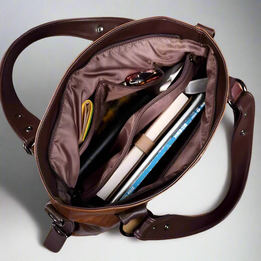 Lorena Classic Vegan Shoulder Bag