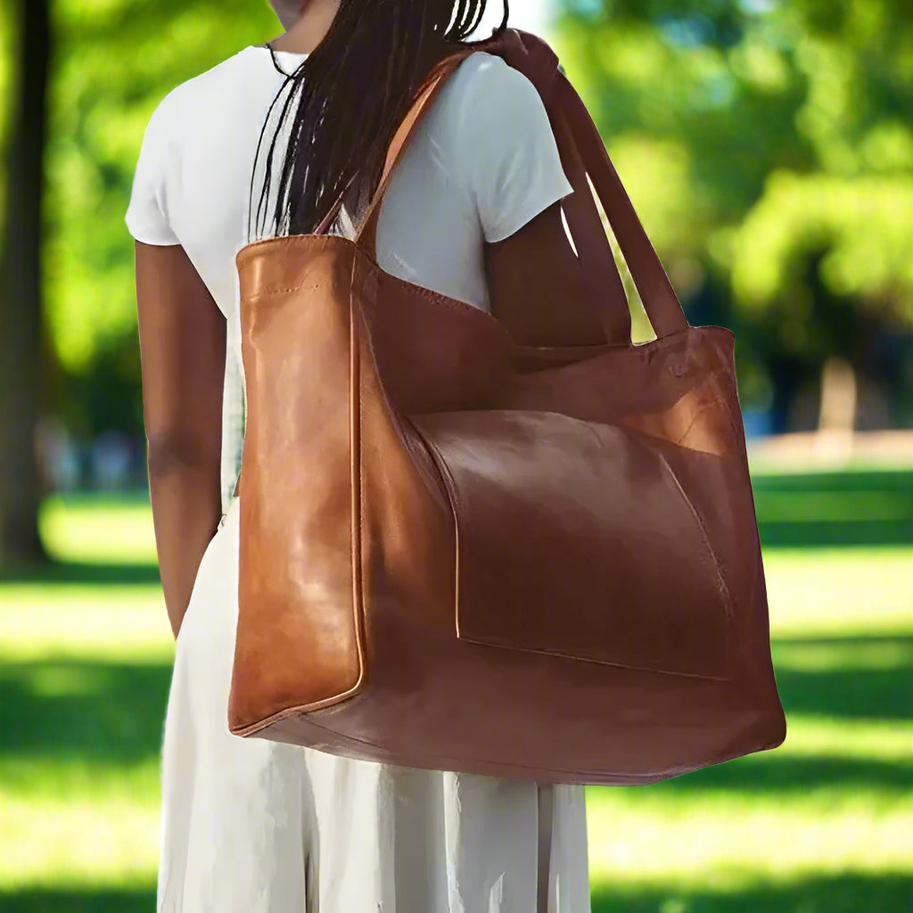 Camille Vintage Vegan Shoulder Bag