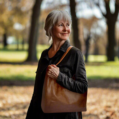 Camille Vintage Vegan Shoulder Bag