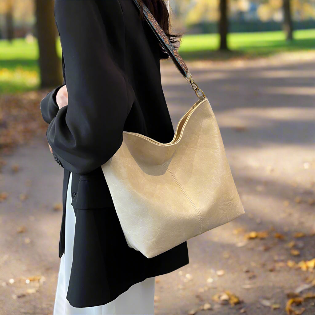 Aria Boho Strap Vegan Shoulder Bag