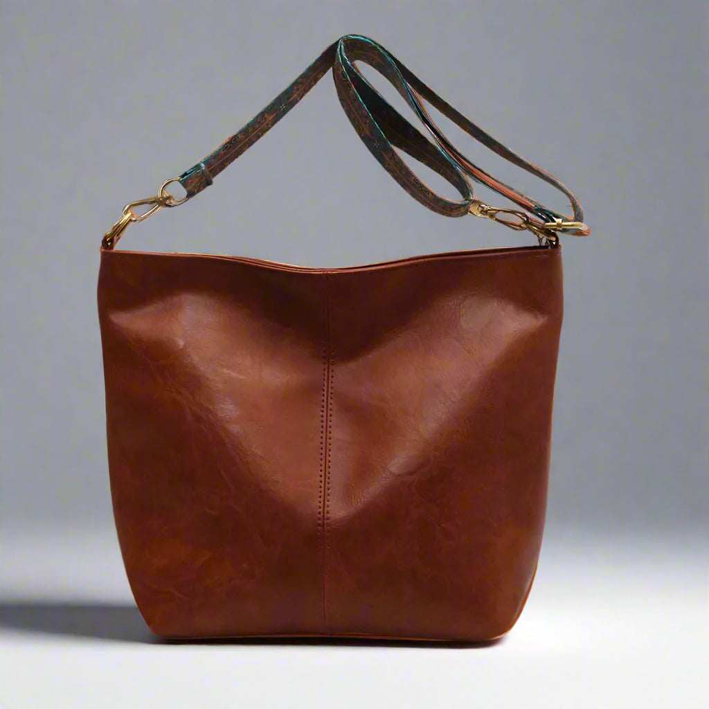 Aria Boho Strap Vegan Shoulder Bag