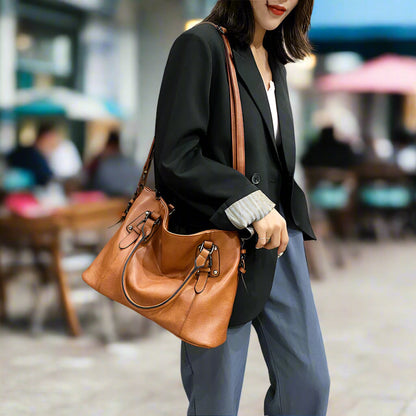 Elina Luxe Vegan Shoulder Bag